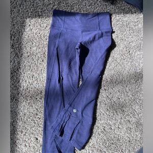 Blue lululemon capris